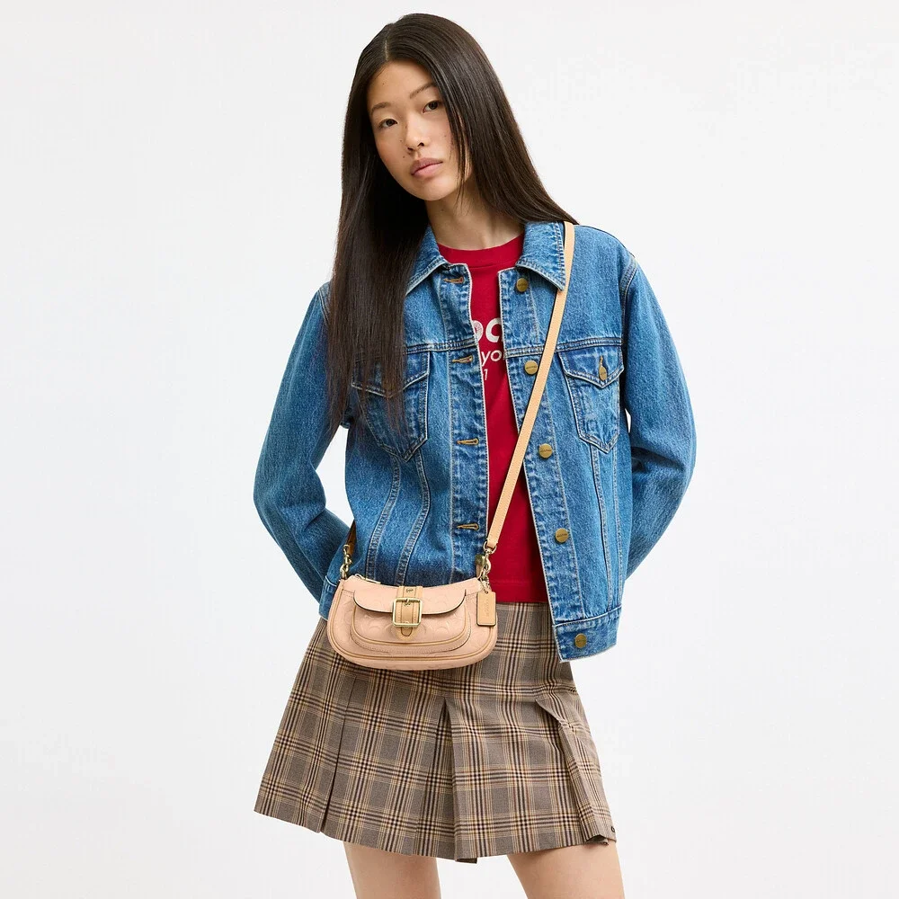 Coach Outlet Ashton Mini Shoulder Bag In Signature Leather